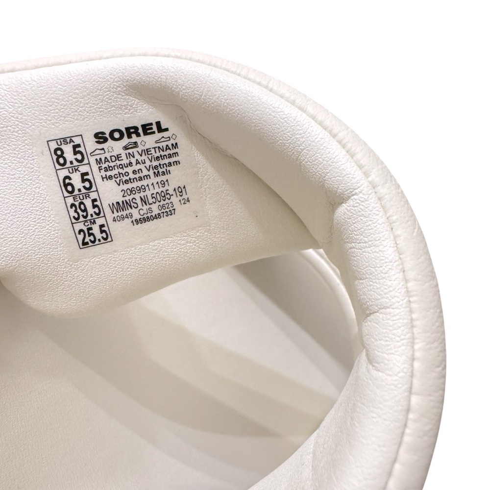 NEW SOREL women's ona streetworks slide sandals in chalk Sz‎ 8.5 - Picture 11 of 12